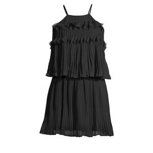 RAMY BROOK • Shauna Tiered Plissé Mini Dress size small